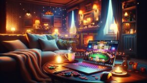 A live casino is an online casino where players can engage in traditional casino games like blackjack, roulette, baccarat, and more, but with a live dealer.