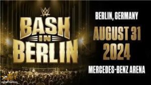 Ang larawang ito ay pinapakita ang WWE Bash sa Berlin na laban sa August 31, 2024