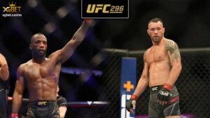 Ang larawang ito ay pinapakita ang Odds ng Colby Covington vs. Leon Edwards